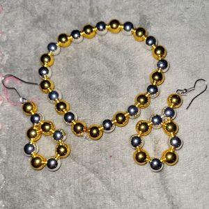 Bracelet and earing set